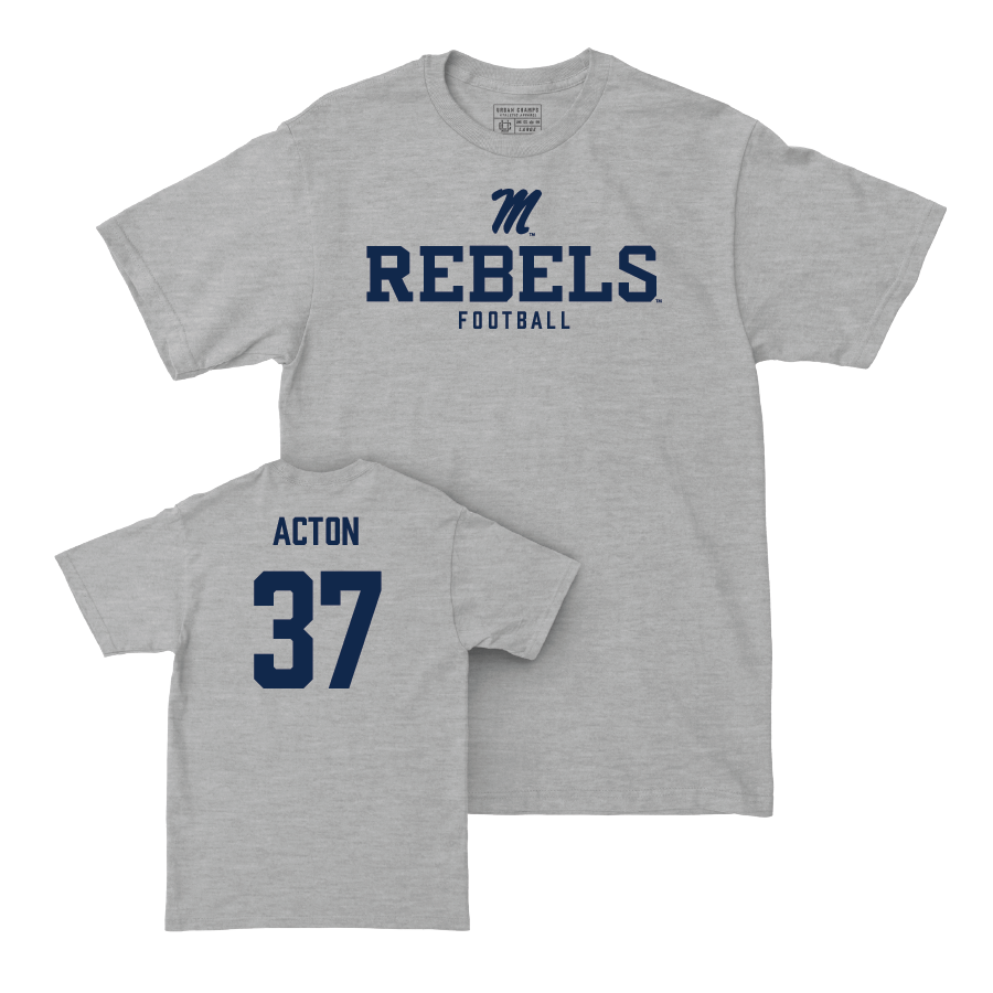 Ole Miss Football Sport Grey Classic Tee  - Austin Acton