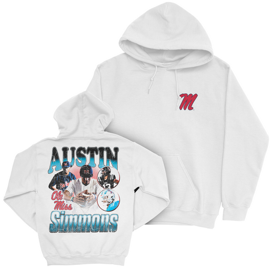 EXCLUSIVE RELEASE: Austin Simmons 90s White Hoodie