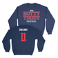 Ole Miss Women's Volleyball Navy Hotty Toddy Crew   - Bella Bonanno