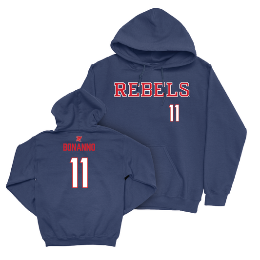 Ole Miss Women's Volleyball Navy Rebels Hoodie   - Bella Bonanno