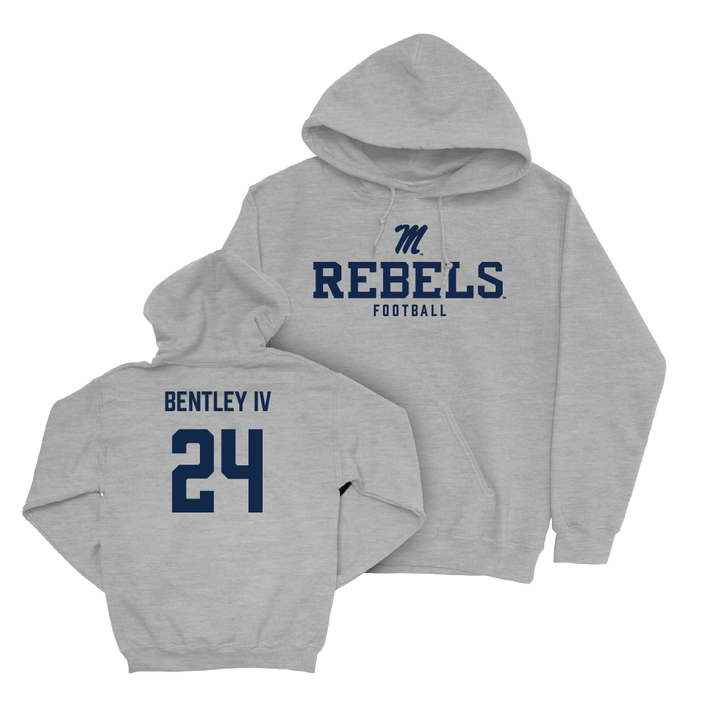 Ole Miss Football Sport Grey Classic Hoodie  - Ulysses Bentley IV