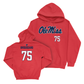 Ole Miss Football Red Wordmark Hoodie  - Kavion Broussard