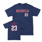 Ole Miss Football Navy Rebels Tee  - Khari Coleman