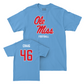 Ole Miss Football Powder Blue Sideline Tee  - Harrison Craig