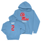 Ole Miss Football Powder Blue Sideline Hoodie  - Jaxson Dart