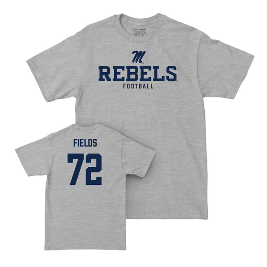 Ole Miss Football Sport Grey Classic Tee  - Ethan Fields