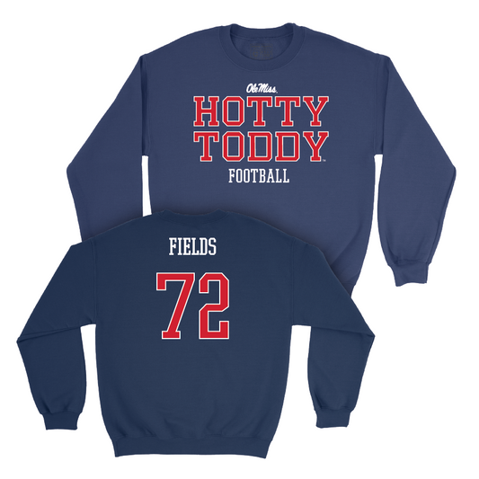 Ole Miss Football Navy Hotty Toddy Crew  - Ethan Fields