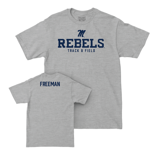 Ole Miss Women's Track & Field Sport Grey Classic Tee  - Emma Freeman