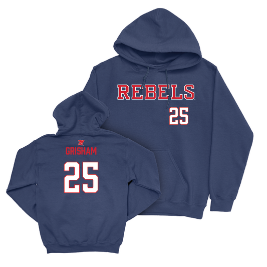 Ole Miss Softball Navy Rebels Hoodie  - Tenly Grisham