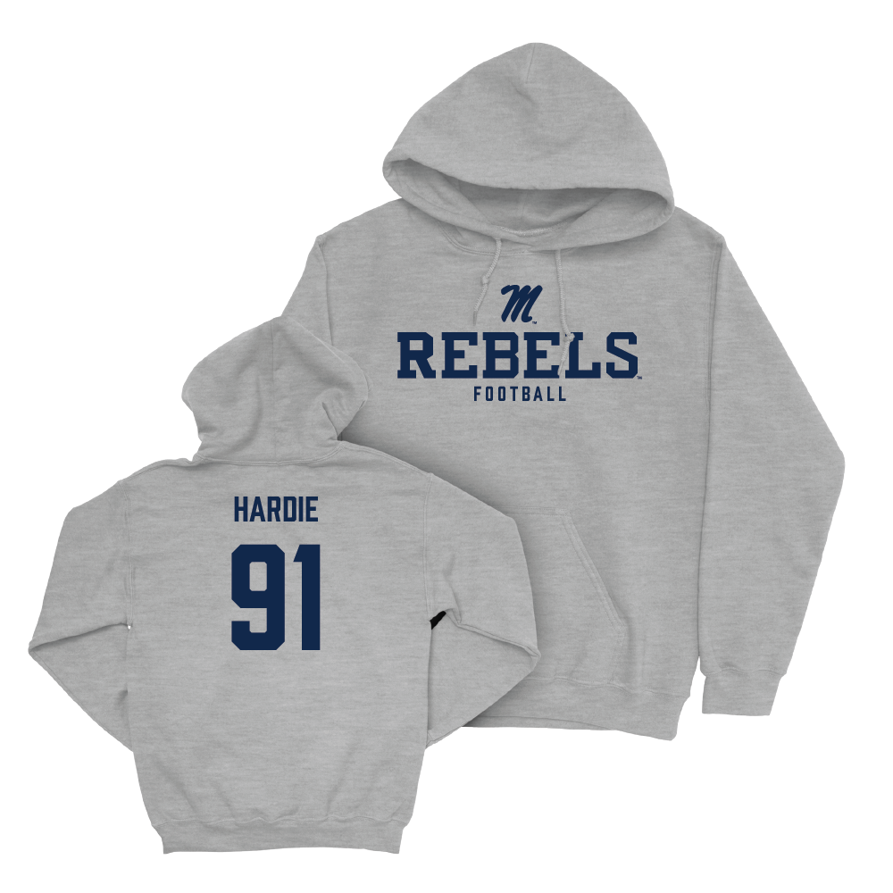 Ole Miss Football Sport Grey Classic Hoodie  - Chris Hardie