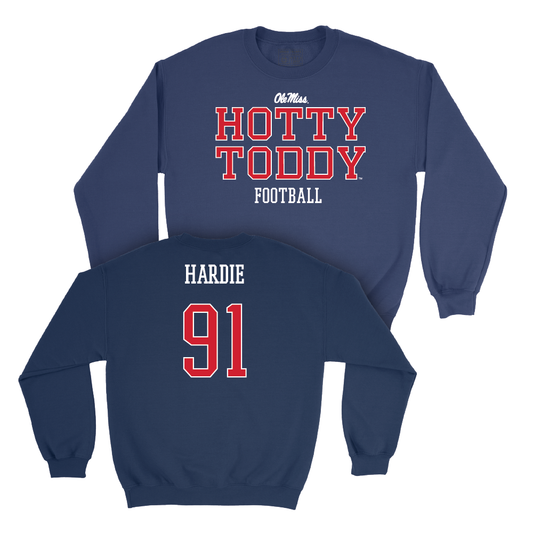 Ole Miss Football Navy Hotty Toddy Crew  - Chris Hardie