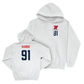 Ole Miss Football White Logo Hoodie  - Chris Hardie