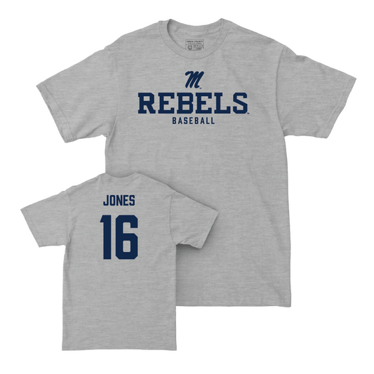 Ole Miss Baseball Sport Grey Classic Tee - Brayden Jones