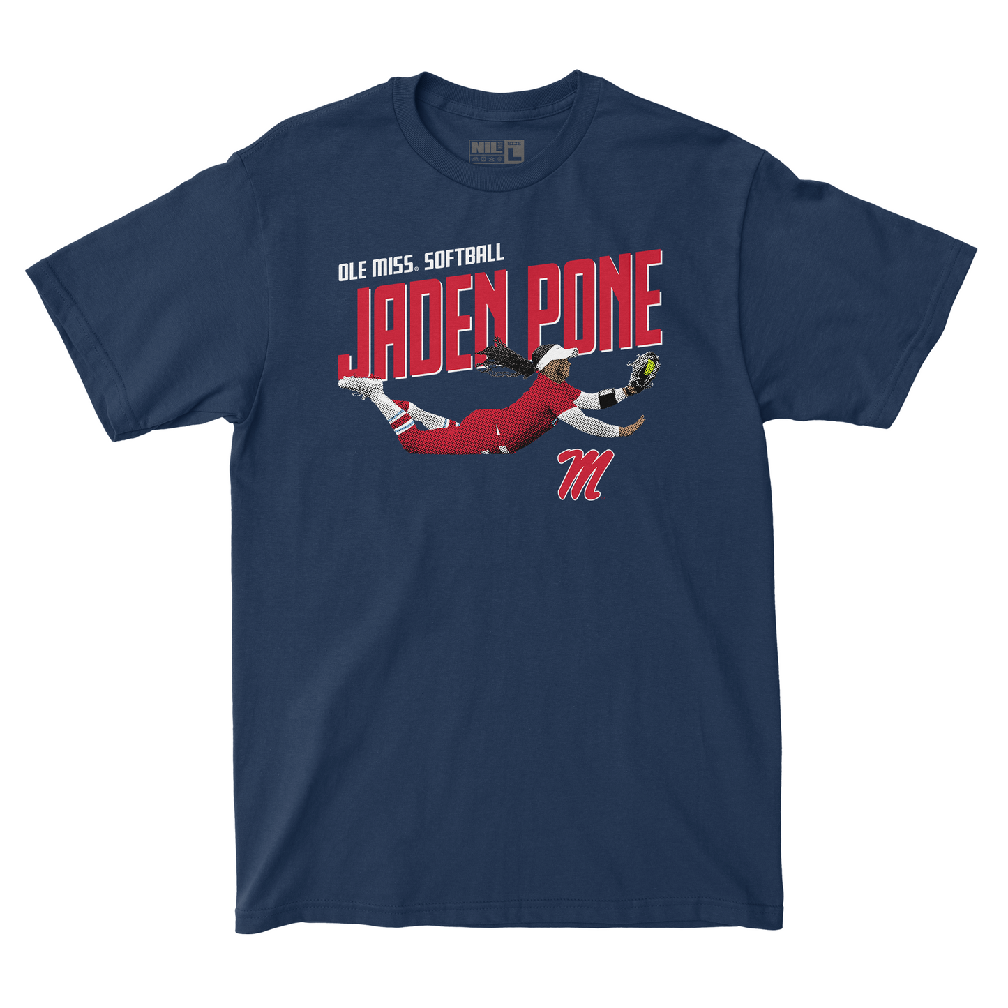 EXCLUSIVE RELEASE: Jaden Pone Illustrated Navy Tee