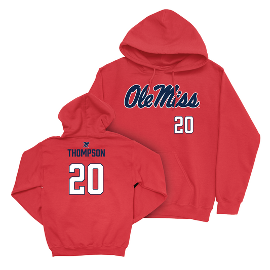 Ole Miss Women's Basketball Red Wordmark Hoodie - Ayanna Thompson Small