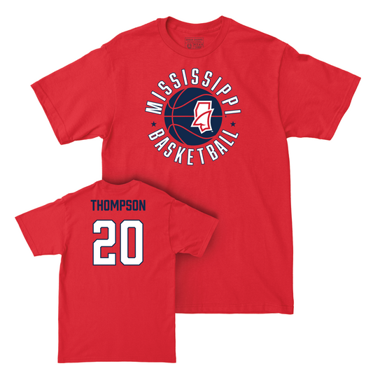 Ole Miss Women's Basketball Red Hardwood Tee - Ayanna Thompson Small