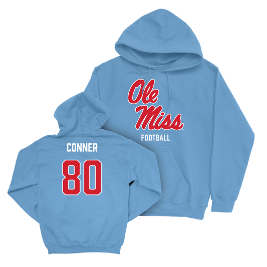 Ole Miss Football Powder Blue Sideline Hoodie - Jayvontay Conner Small