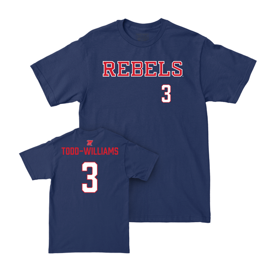 Ole Miss Women's Basketball Navy Rebels Tee - Kennedy Todd-Williams Small