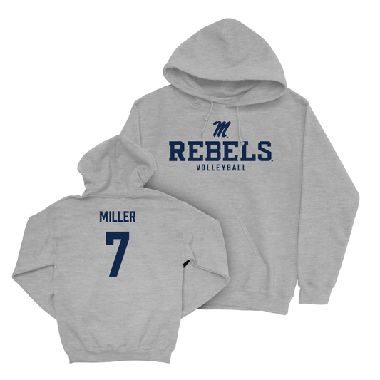 Ole Miss Women's Volleyball Sport Grey Classic Hoodie  - Vivian Miller