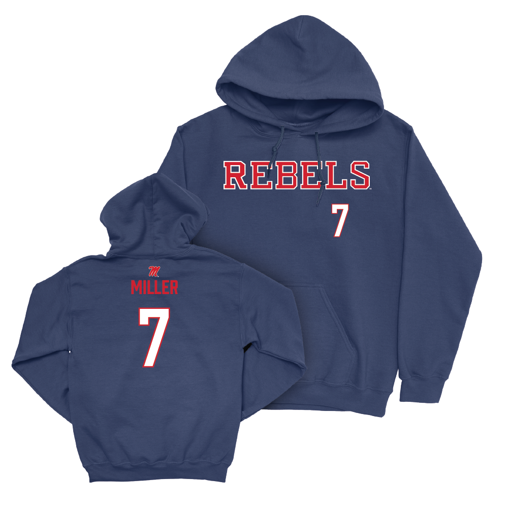 Ole Miss Women's Volleyball Navy Rebels Hoodie  - Vivian Miller