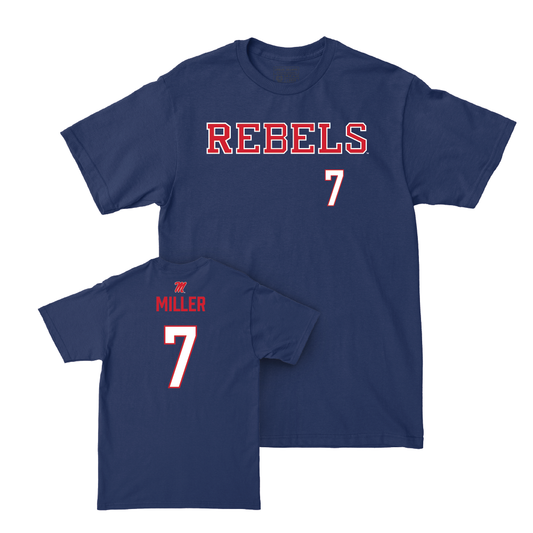 Ole Miss Women's Volleyball Navy Rebels Tee  - Vivian Miller