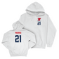 Ole Miss Baseball White Logo Hoodie - Mason Morris