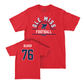 Ole Miss Football Red Arch Tee  - John Wayne Oliver