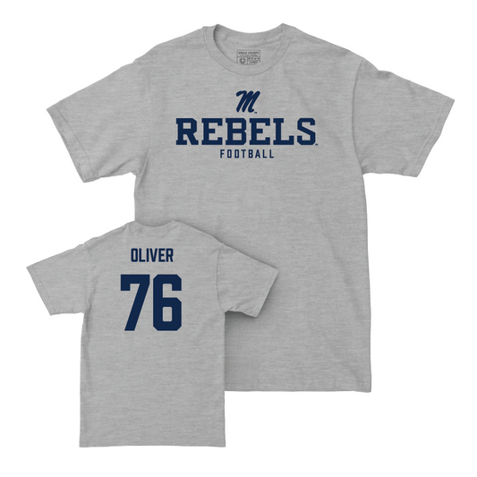 Ole Miss Football Sport Grey Classic Tee  - John Wayne Oliver