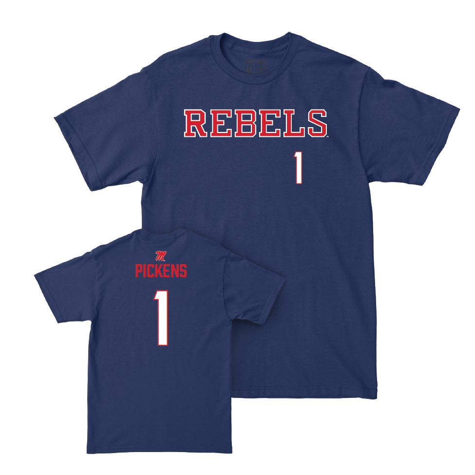 Ole Miss Softball Navy Rebels Tee   - Mackenzie Pickens