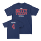 Ole Miss Football Navy Hotty Toddy Tee  - Suntarine Perkins