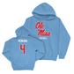 Ole Miss Football Powder Blue Sideline Hoodie  - Suntarine Perkins