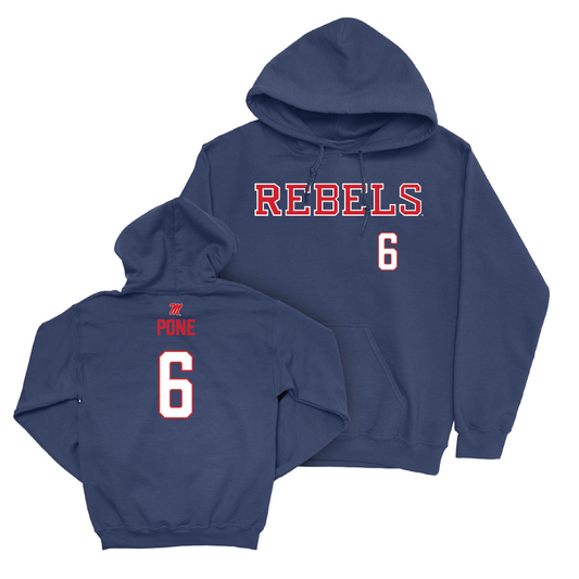 Ole Miss Softball Navy Rebels Hoodie  - Jaden Pone