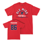 Ole Miss Football Red Arch Tee  - Caden Prieskorn