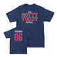 Ole Miss Football Navy Hotty Toddy Tee  - Caden Prieskorn