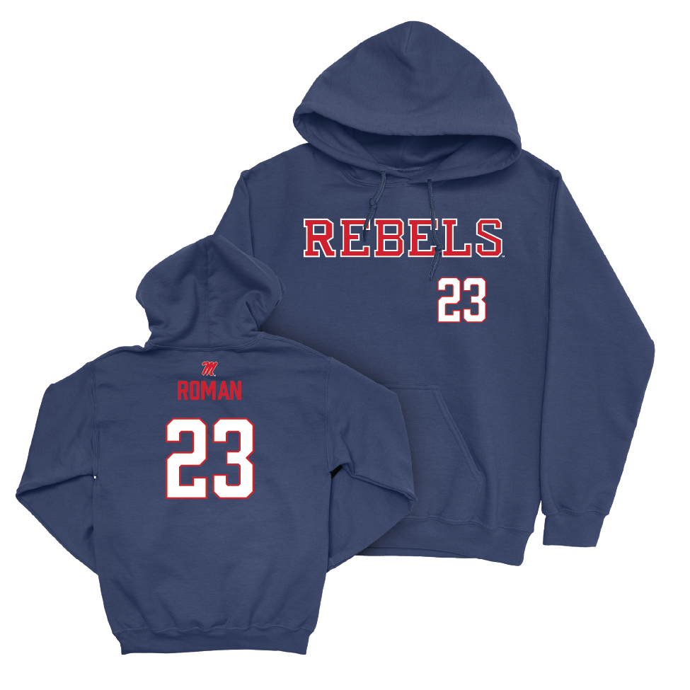 Ole Miss Softball Navy Rebels Hoodie   - Taylor Roman