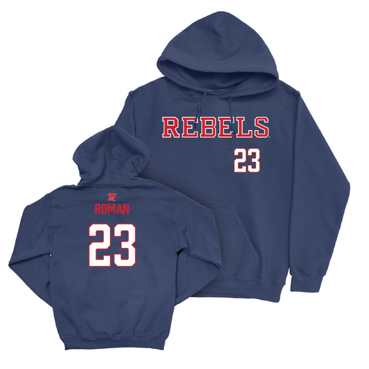Ole Miss Softball Navy Rebels Hoodie   - Taylor Roman