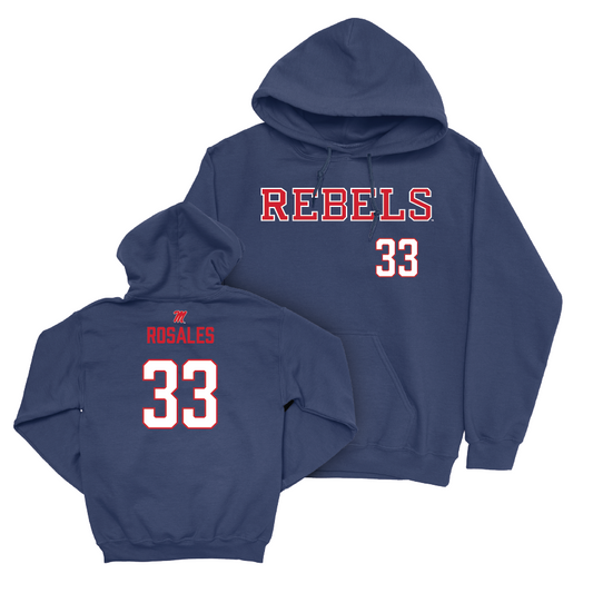 Ole Miss Softball Navy Rebels Hoodie  - Alexa Rosales