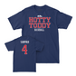 Ole Miss Baseball Navy Hotty Toddy Tee  - Mitchell Sanford