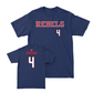 Ole Miss Baseball Navy Rebels Tee  - Mitchell Sanford