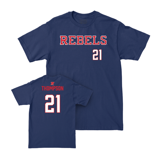 Ole Miss Softball Navy Rebels Tee  - Grace Thompson