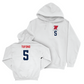 Ole Miss Women's Volleyball White Logo Hoodie   - Mokihana Tufono