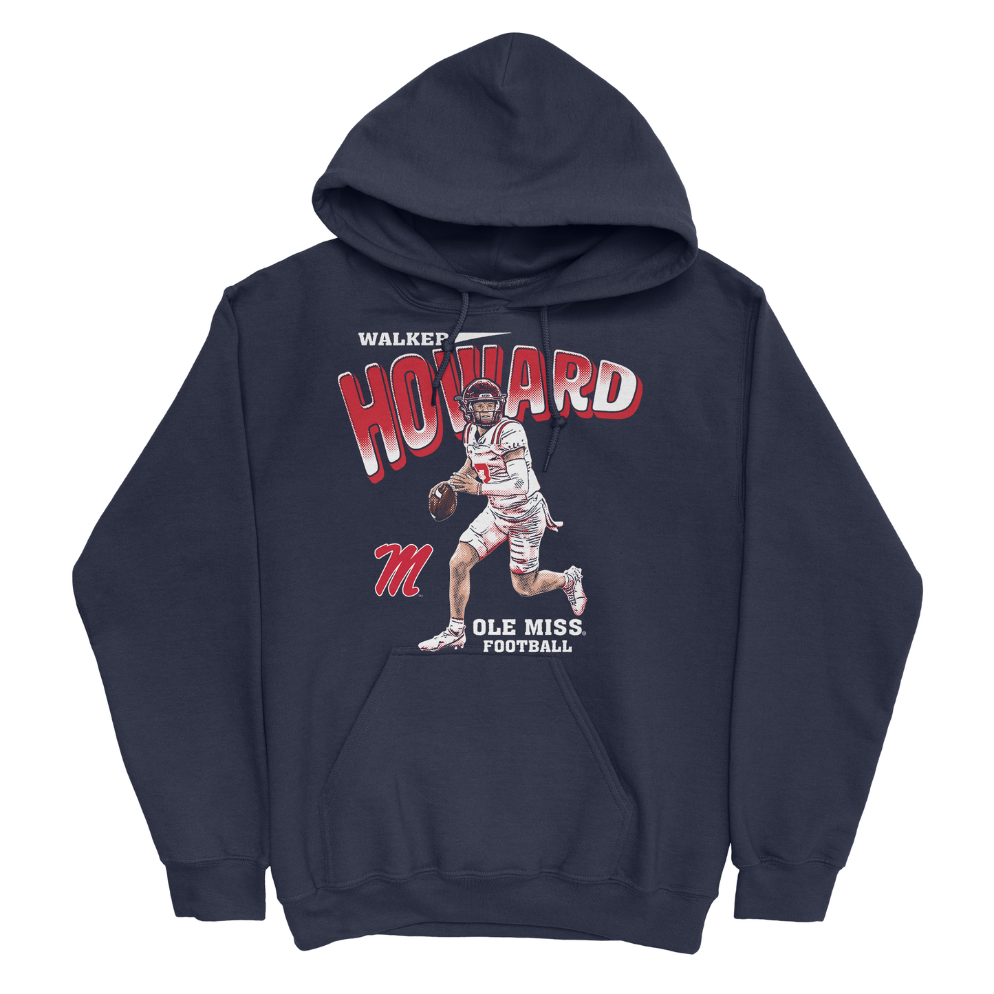 EXCLUSIVE RELEASE - Walker Howard Illustrated Navy Hoodie