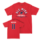 Ole Miss Football Red Arch Tee  - Jordan Watkins