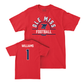 Ole Miss Football Red Arch Tee  - Ayden Williams