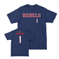 Ole Miss Football Navy Rebels Tee  - Ayden Williams