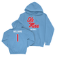 Ole Miss Football Powder Blue Sideline Hoodie  - Ayden Williams