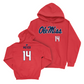 Ole Miss Women's Volleyball Red Wordmark Hoodie   - Shayla Meyer