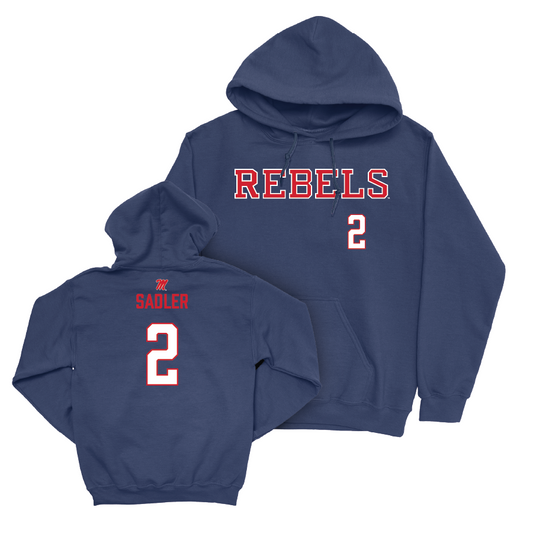 Ole Miss Women's Basketball Navy Rebels Hoodie  - Tameiya Sadler