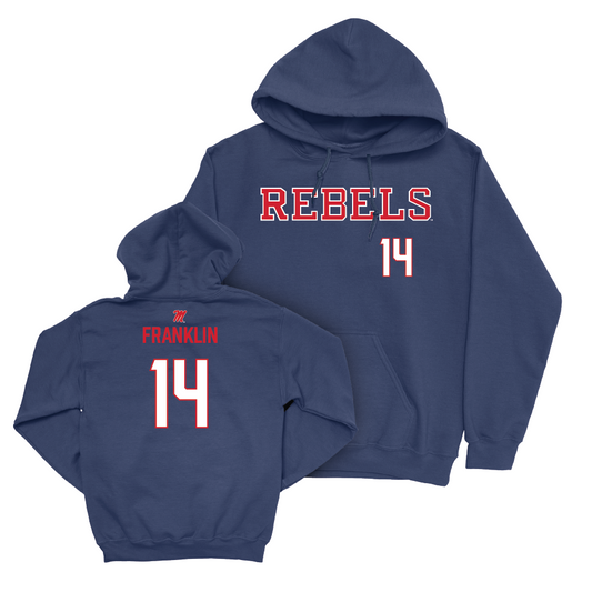 Ole Miss Football Navy Rebels Hoodie  - Kam Franklin