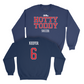 Ole Miss Women's Soccer Navy Hotty Toddy Crew  - Kayla Keefer